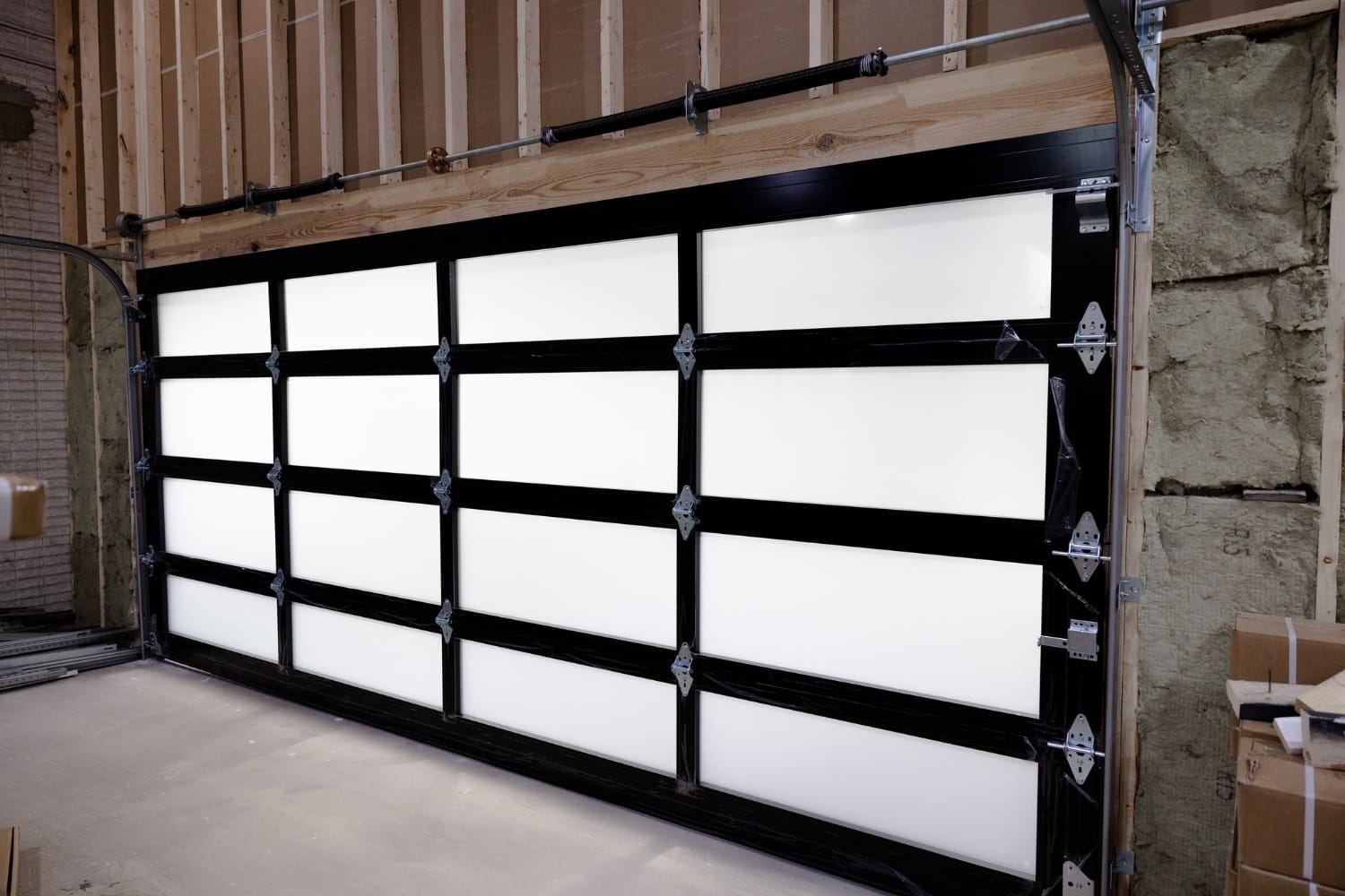 Framed Garage Door - Frost - Frame Detail