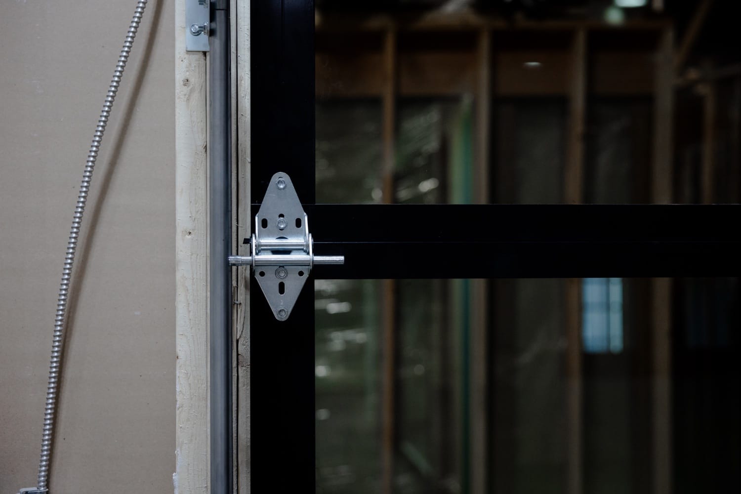 Frameless Garage Door - Dark - Premium Quality