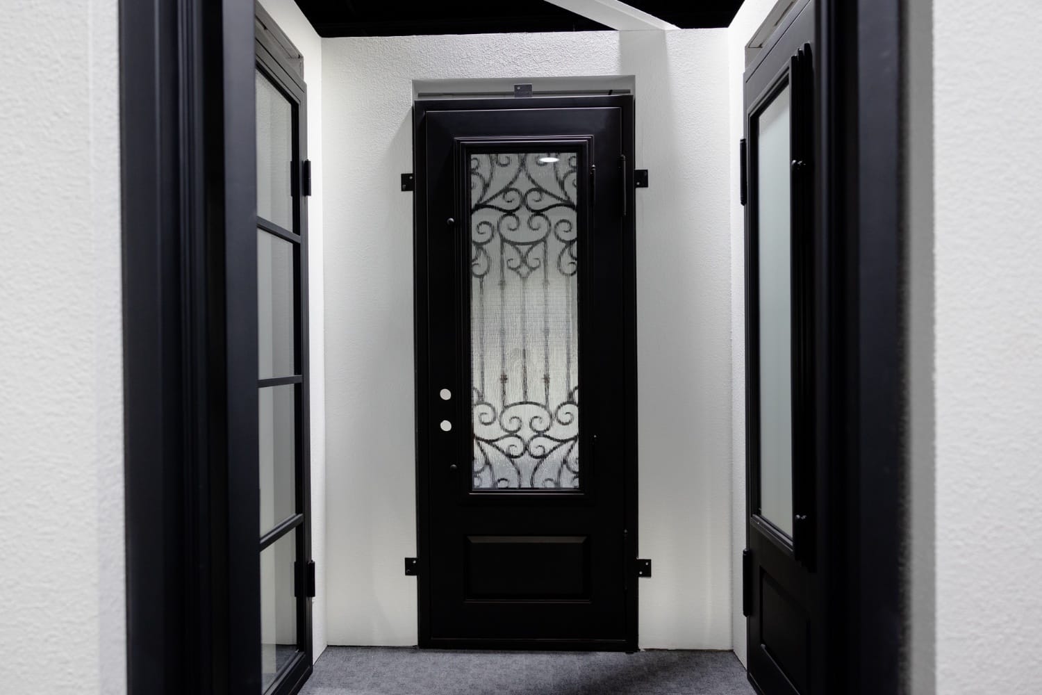 Iron French Door - Open View